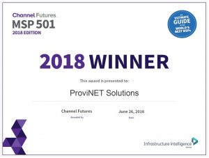 ProviNET Ranks as 113th Best MSP in the World