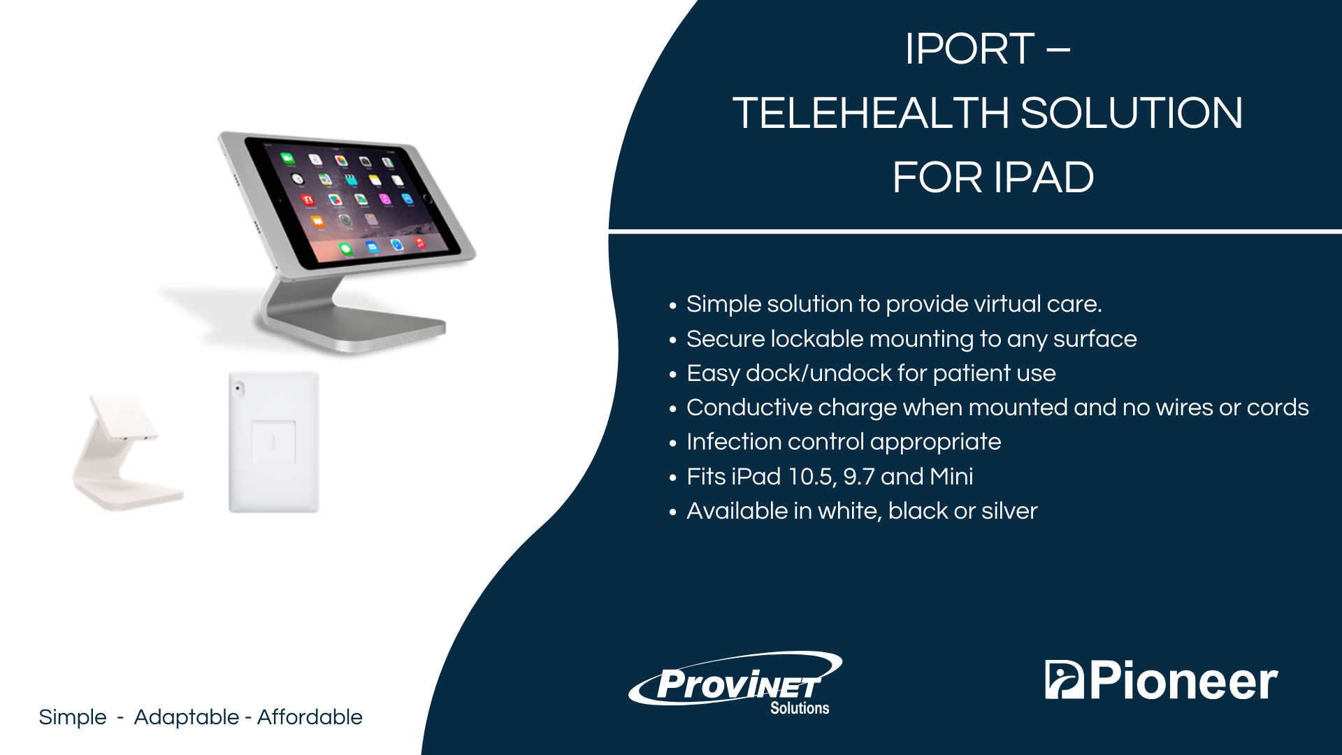 IPORT – Telehealth Solution for iPad